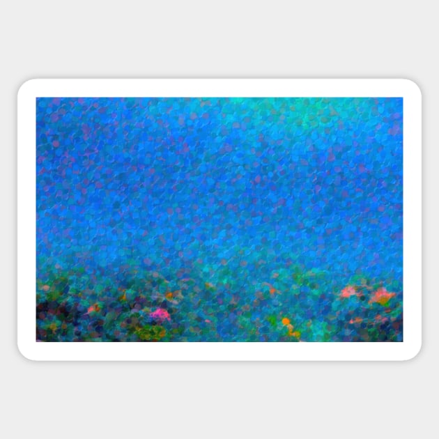 Coral Reef Pointillism Sticker by cannibaljp